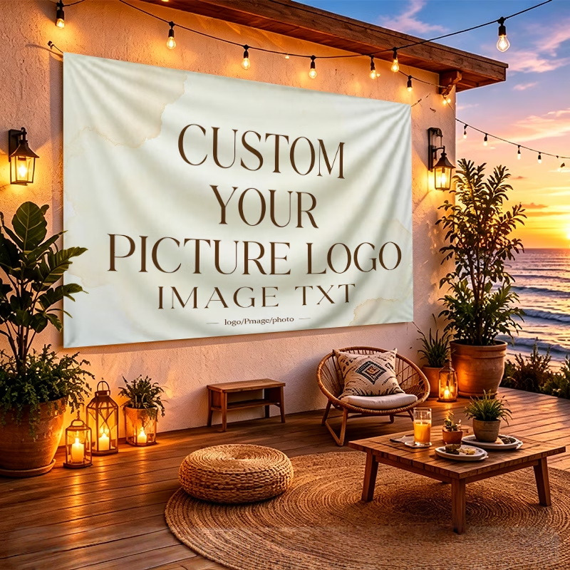 Auto Repair Shop Logo - Bandeiras personalizadas adequadas para imagem de