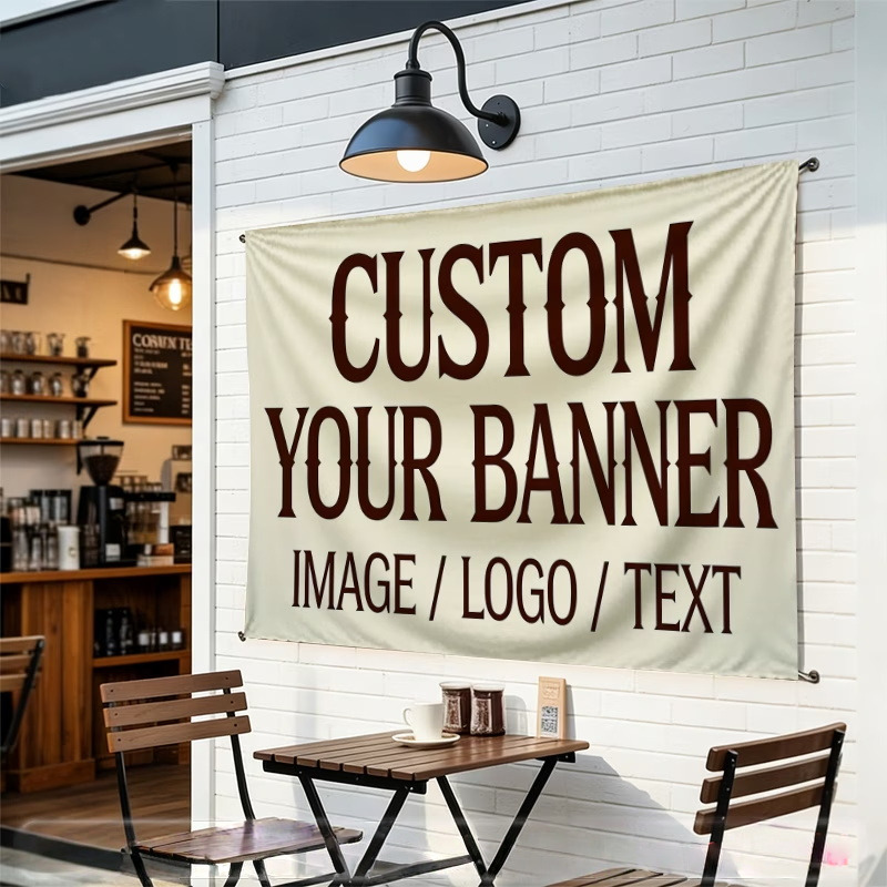 Auto Repair Shop Logo - Bandeiras personalizadas adequadas para logotipo personalizado,