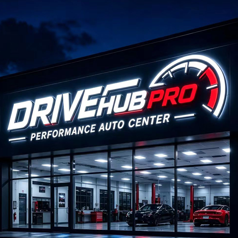 Letreiro Personalizado com LED - Auto Repair Shop Logo avaliação e preço